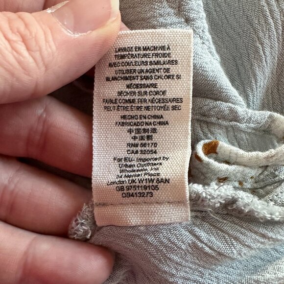 Women's S Free People Tree Swing Tunic Top Mini Swing Dress Medallion Print - Picture 11 of 11